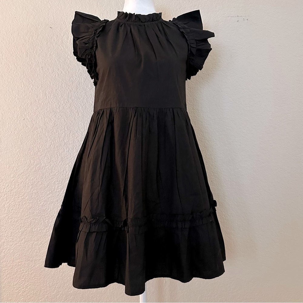 NWT House of Harlow 1960 Cotton Flutter Mini Dress